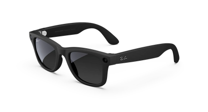Óculos Inteligente Ray-Ban Meta Wayfarer RW4008 32GB com IA, Câmera e Wi-Fi – Preto Brilhante