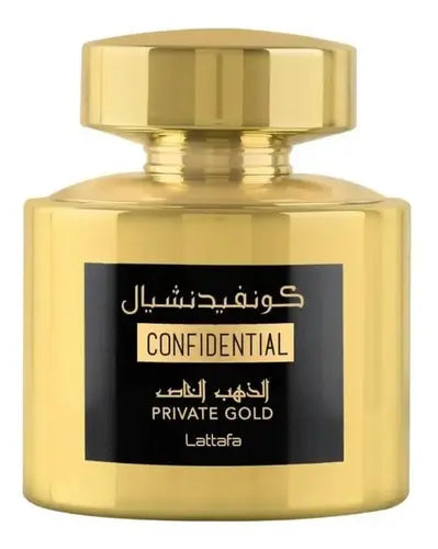 Perfume Lattafa Confidential Private Gold Eau de Parfum 100ml Unissex