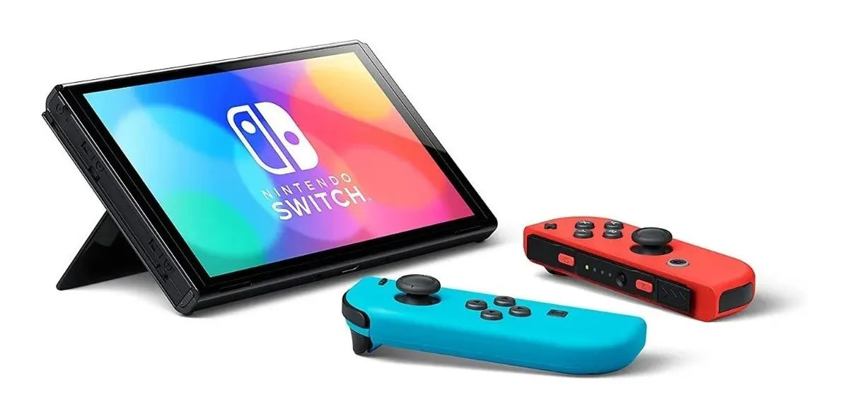 Console Nintendo Switch OLED 64GB Neon Azul e Vermelho Original