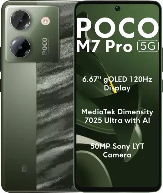 Smartphone Xiaomi POCO M7 Pro 5G Global Dual SIM 256GB 8GB RAM 6.67" Olive Twilight