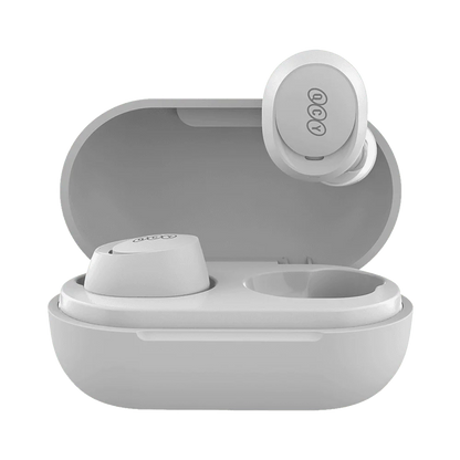 Fone de Ouvido QCY T27 ArcBuds Lite Bluetooth 5.3 Sem Fio com ENC Branco Original