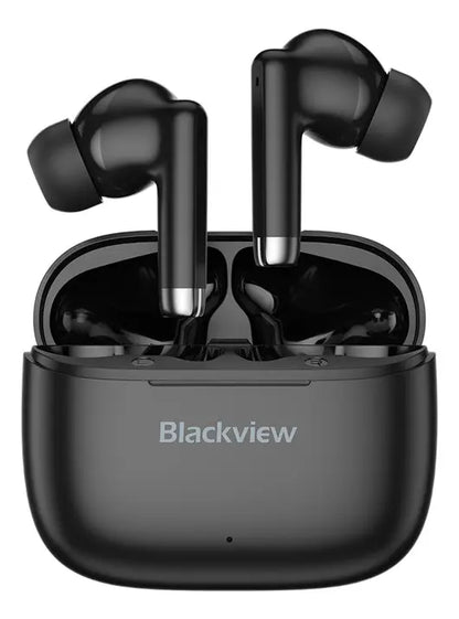 Fone de Ouvido Blackview AirBuds 4 Bluetooth 5.3 Sem Fio IPX7 Preto Original
