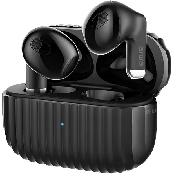 Fone de Ouvido Aiwa AWTWSGM1S Bluetooth TWS Sem Fio com Estojo Preto
