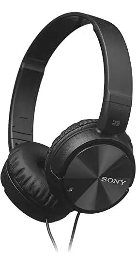 Fone de Ouvido Sony MDR-ZX310AP On-Ear com Microfone e Cabo P2 Preto Original