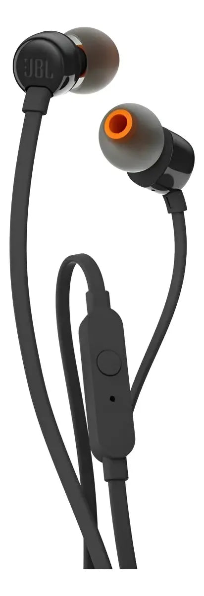 Fone de Ouvido JBL Tune 110 com Fio Plug P2 e Microfone Preto Original