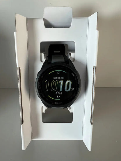 Relógio Garmin Forerunner 165 Preto com GPS e Pulseira Esportiva Original