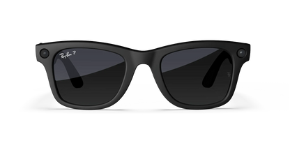 Óculos Inteligente Ray-Ban Meta Wayfarer RW4008 32GB com IA, Câmera e Wi-Fi – Preto Brilhante