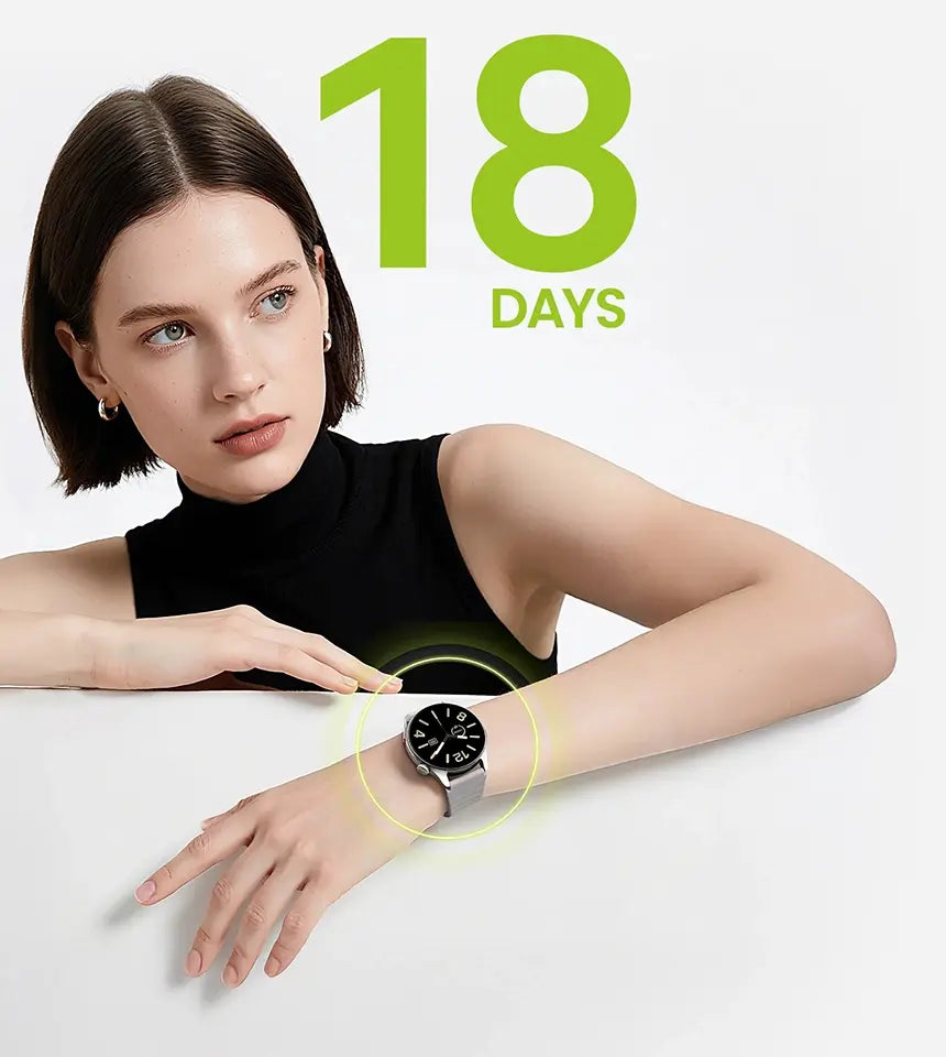 Smartwatch Haylou Watch 4S AMOLED com GPS e Bluetooth Prata Original