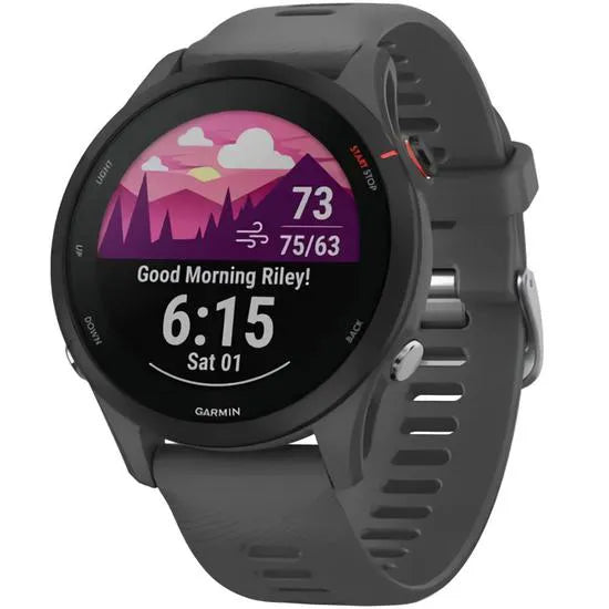 Relógio Garmin Forerunner 255 010-02641 com GPS Bluetooth - Cinza