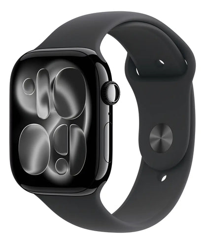 Apple Watch Series 11 GPS 46mm Caixa Preta de Alumínio com Pulseira Esportiva Preta M/G