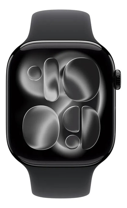 Apple Watch Series 11 GPS 46mm Caixa Preta de Alumínio com Pulseira Esportiva Preta M/G