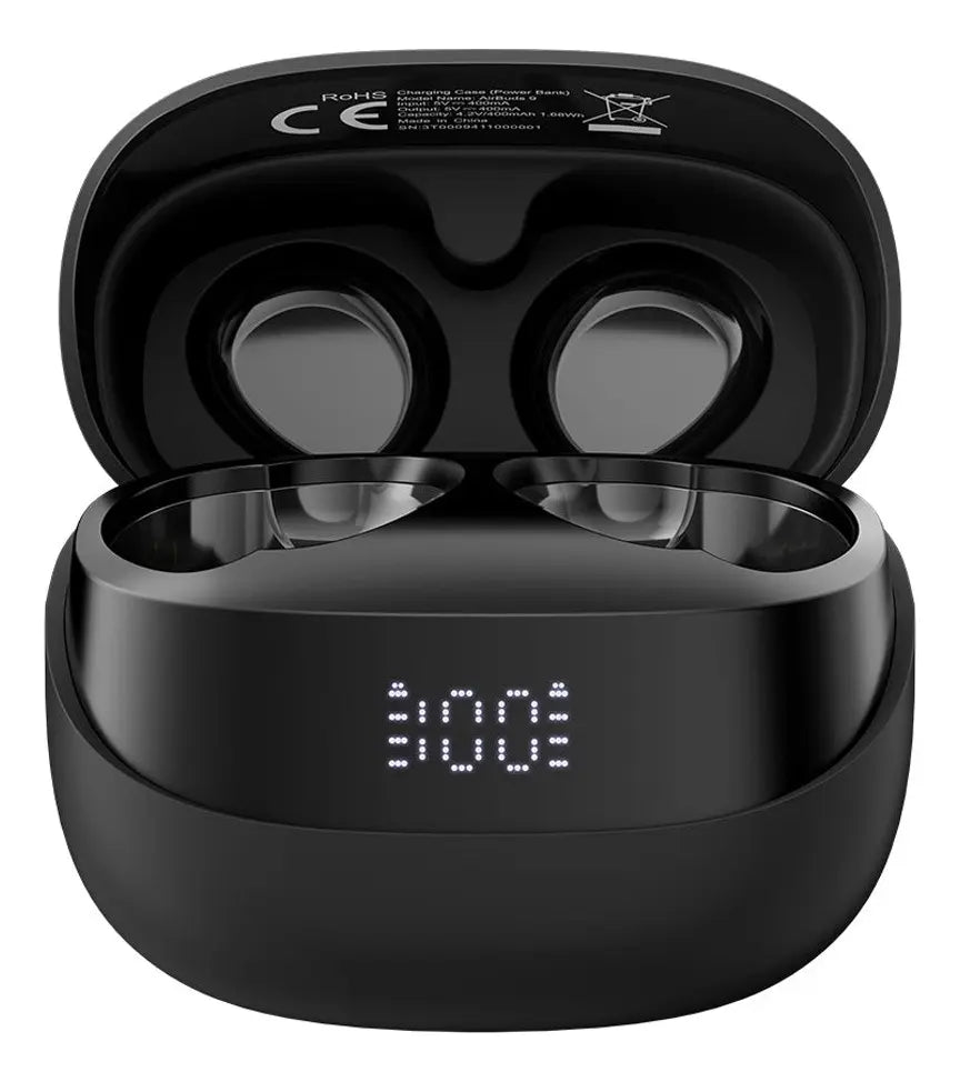Fone de Ouvido Blackview AirBuds 9 Bluetooth Sem Fio com ANC Preto Original