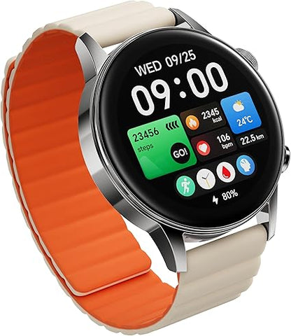 Smartwatch Black Shark S3 GPS AMOLED 1.43" com Chamada Bluetooth e Pulseira Magnética Prata Original